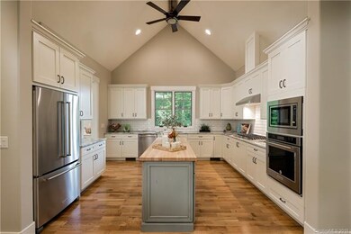 Ample storage with stainless Kitchen Aid appliance