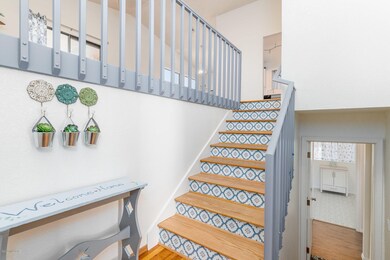 Stairs to top level