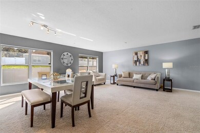 The combo Living Room and Dining Room offer so muc