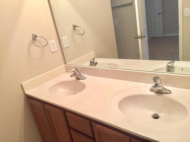 Double vanity in master bathroom