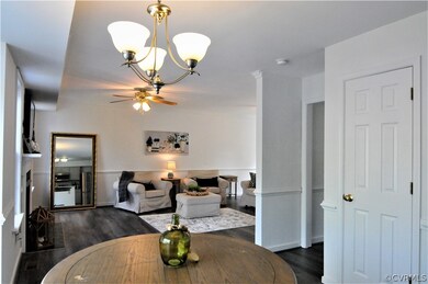 Family Room Opens to Breakfast Area and Kitchen