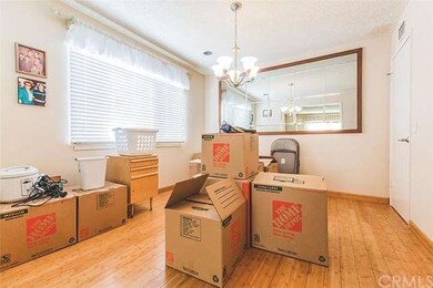 Dining room can be easily converted to a 4th bedro