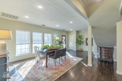 Entry and dining area