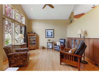 Gorgeous hardwood floors great you as you enter th
