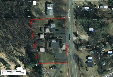 Aerial showing 1920 & 1924 Pickrell Road