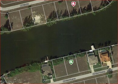 Green arrow marks the lot