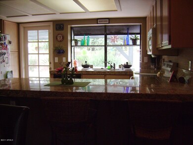 Breakfast Bar in Kitchen