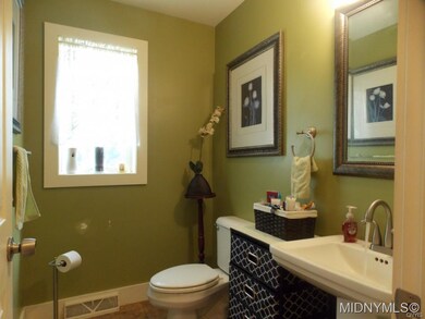 First floor half bath