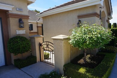 ENTERING THE PRIVATE COURTYARD.