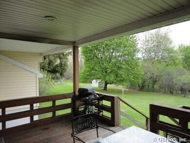 Porch - Open covered porch on back