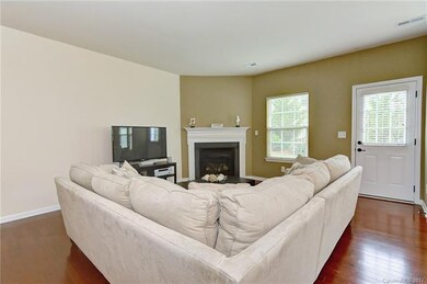 Cozy Fireplace with upgraded Mantle