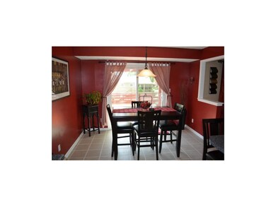 Breakfast Room w/Tile Floor & New Sliding Door to 