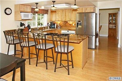 Gourmet kitchen with beautiful granite counter top