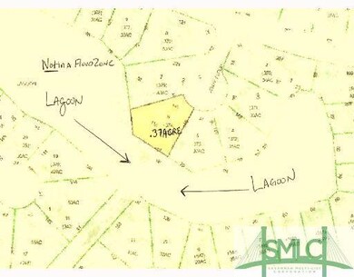 Plat Map. Home site is the one highlighted in yell