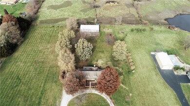 Aerial view. This beautiful property includes the 