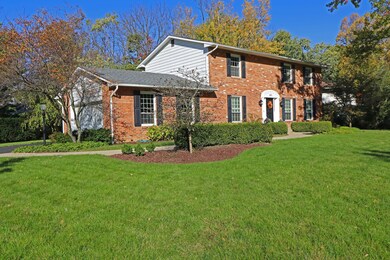 Large, tree-lined property