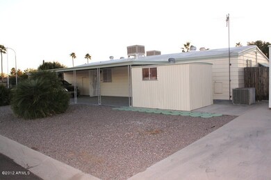 Carport and side of home