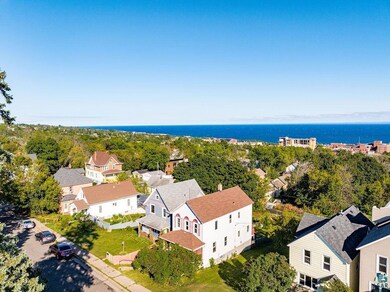 Birds eye view of property featuring Lake Superior