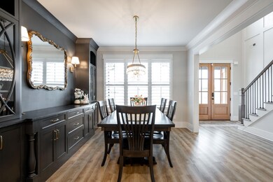 dining room and french doors