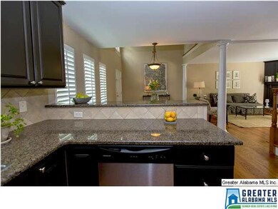 Kitchen Bar with Tiled Backsplash