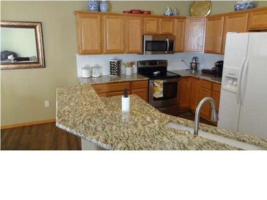 The space in this kitchen provides ample room for 