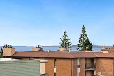 Balcony view of Puget Sound And Whidbey Island.