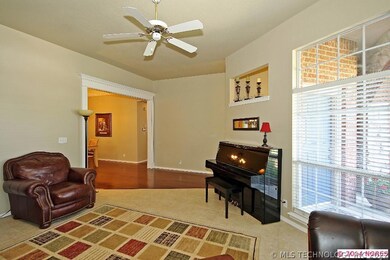 Just beyond the foyer area and immediately to your