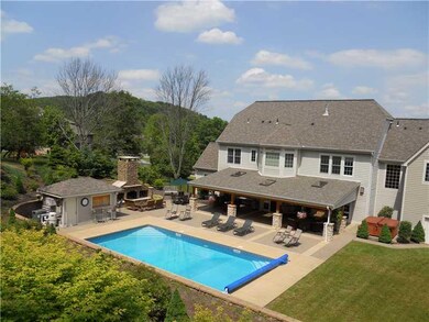 Exterior Back. Amazing view of the rear yard and t