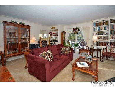 Living room with fireplace