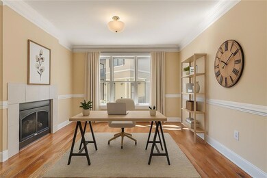 Virtually Staged Office or Formal Dining Area