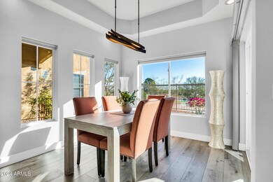 Dining room w/ golf-course views
