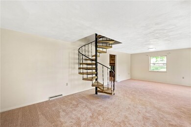 Wow your guests with this spiral staircase!