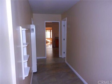 hall leading to the kitchen and family area