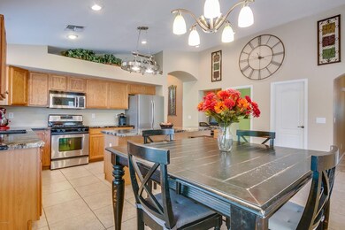 Large informal dining area