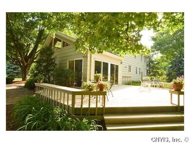 Patio/Deck. The deck can be accessed of 2 sliding 