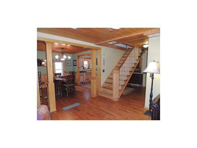 Gorgeous Ceilings and Open Stairway