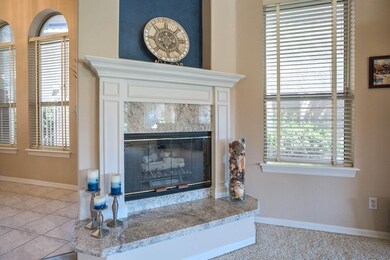 Granite gas firelpace
