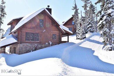 Cabin with groomed skier access to deck.