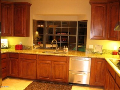 Kitchen window overlooking HUGE backyard