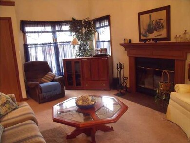 Living Room. Spacious living room with gas firepla