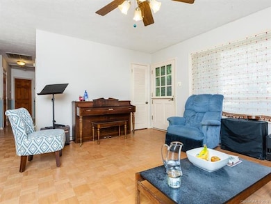 Living Room with open floor plan to Dinning Room &