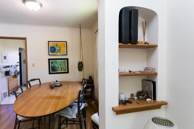 Original arched bookcases