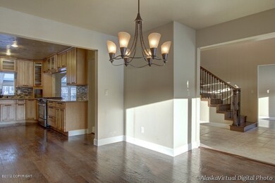 Open formal dining area