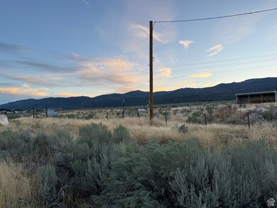 Mountain view with rural landscape