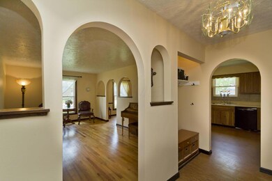 View to living room.