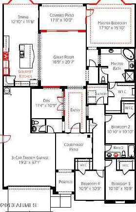 ART 168 Floor Plan
