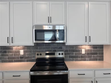 Subject property backsplash