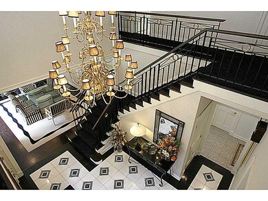 1st Floor Plan. Overhead shot of entry hall and di