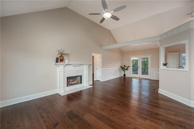 Vaulted ceiling and FP