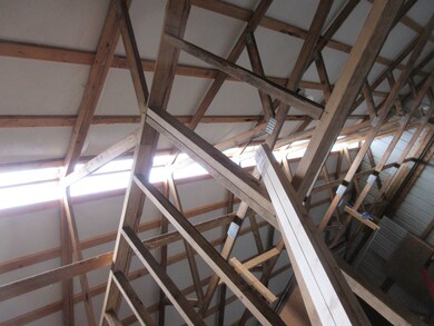 Runs length of building.